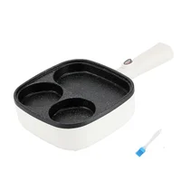 ~Household omelet three in one plug-in medical stone non stick multifunctional hamburger machine for cutting steak breakfast 1
