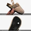 Children's Fleece Elastic Clogs Baby Boys Girls Plush Slipper,Winter Warm Soft Sole Shoes,Anti-Slippery Footwear 6