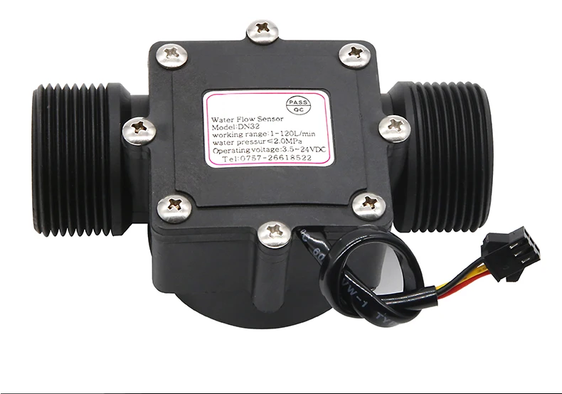 Líquido Flowmeter NPN Hall Sensor De Fluxo
