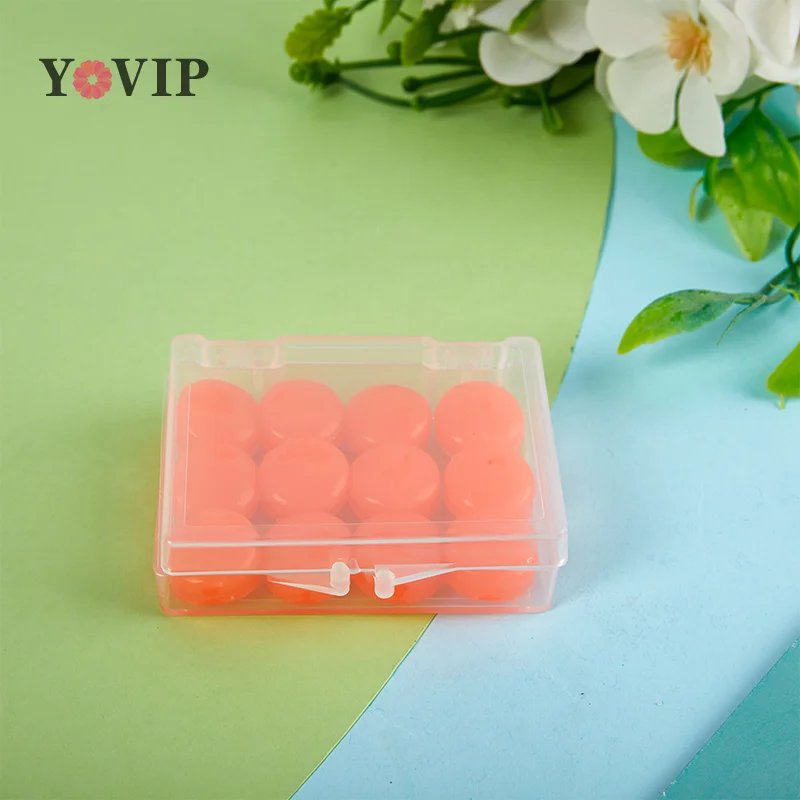 Silicone Ear Plug 12PCS Reusable Wax Swimming Moldable Noise Reduction Cancelling Sleeping Protection