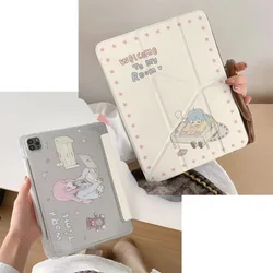 Adorable Pink Cartoon Girl Tablet Case - Universal Fit for HONOR GT 11.5in (PKZ177)