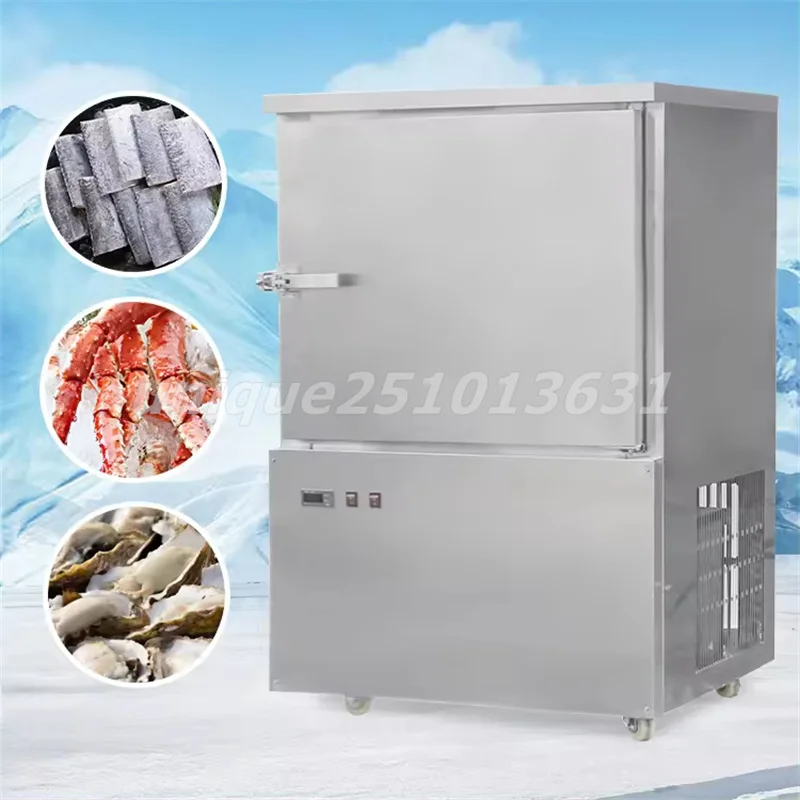 

178l Large Volume Food Flash Freezing Equipment 6 Tray Air Blast Freezer Frozen Seafood Fast Freezing Refrigerator for Meat Fish