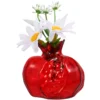 Pomegranate Glass Vase Flower Arrangement Vase Creative Vase Hydroponic Planter Vase Home Decor Plant Pot Vase Table Centerpiece 1