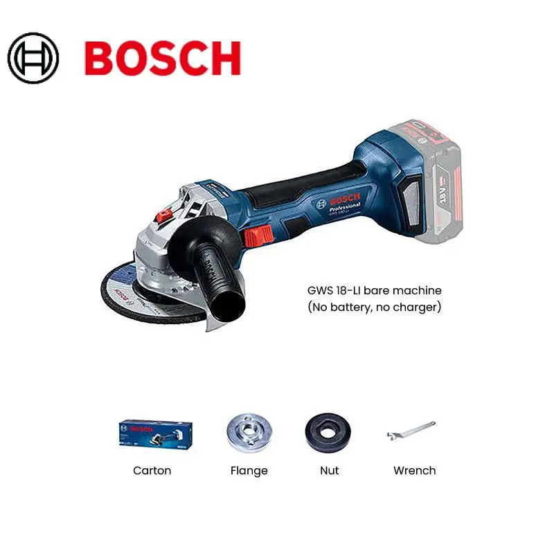 

Bosch Professional Brushless Angle Grinder Cordless Polishing Grinding Diamond Machine Electric Angle Grinder Power Tools