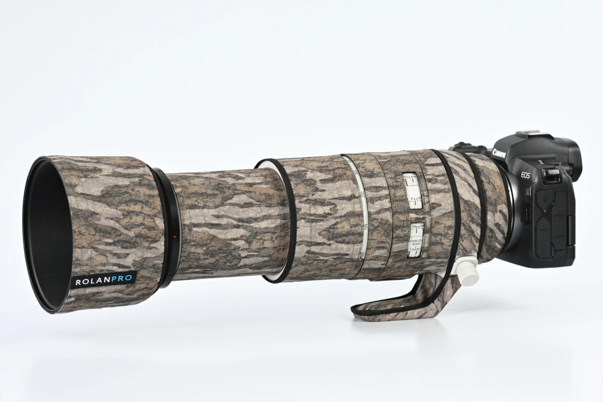 EasyCover - Lens Protection Camouflage Cover - Protezione per obiettivo - Protezione per l'obiettivo della fotocamera – compatibile per Canon EF 100-400mm f/4.5-5.6L is II - Camouflage Foresta