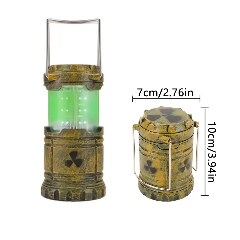 1/2/4PCS Halloween Simulation Nuclear Reaction Lamp Handheld Camping Lantern Night Light Party Home Decor Birthday Gifts  ﻿