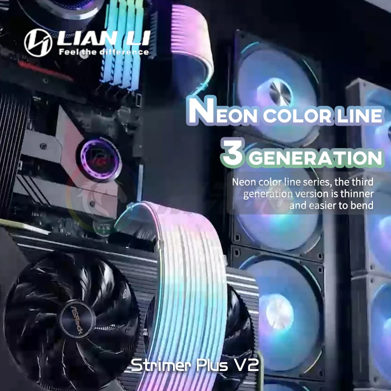 Cabo Triplo Flexível do Gpu 8pin do Atx 24pin do Fio do Silicone de Gen.3th Macio & Removível - Imagem 4