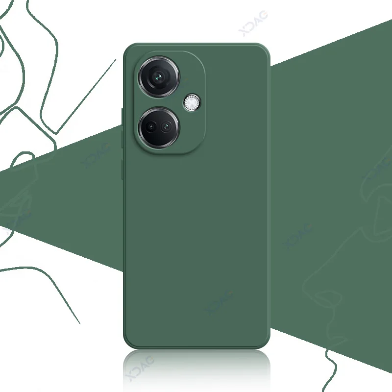 Luxury Dual Liner Shockproof Phone Covers – Square Liquid Silicone Coque