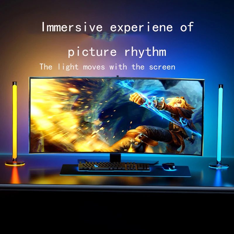 Immersion RGB Computer Screen Synchronization Light Strip, USB 5V Dream Color PC Backlight Pickup Light for Game Room 3
