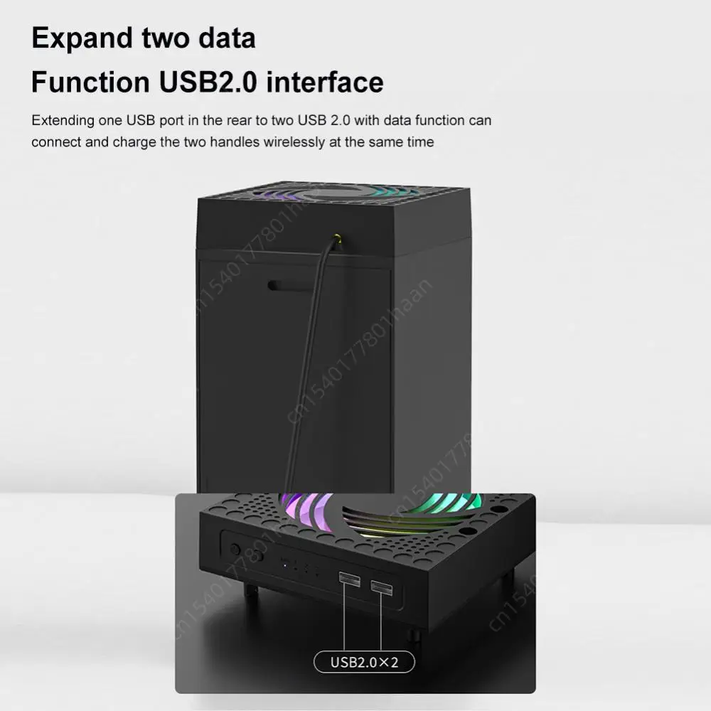 Xbox ø X ֿܼ äο RGB ð ǳ, USB  Ʈ, ð ǳ, ǳ  , 濭 ǳ