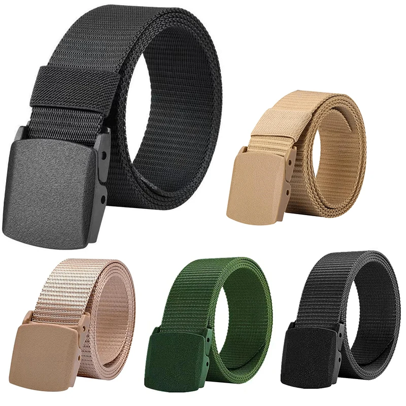 

Automatic BuckleLight Comfortable Non-metal Military NylonBelt Outdoor Hunting Multifunctional Tactical CanvasBelt High Quality