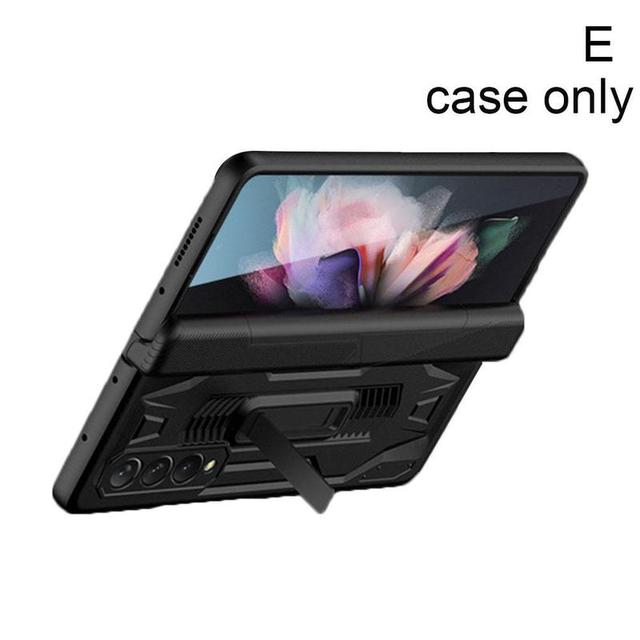 For Samsung Zfold3 Mobile Phone Shell Magnetic Suction Personality Creative W22 All-inclusive Bracket Shell With F S0B4