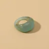 87925-952599.jpg Bagues rondes Vintage en acrylique coloré coréen pour femmes, grand anneau de doigt Kpop pour filles, Punk en résine, bijoux à la mode, nouvelle collection