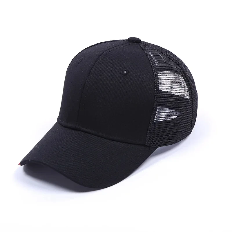 Baseball Cap Ponytail Mesh Adjustable Golf Sport Snapback Hat For Women