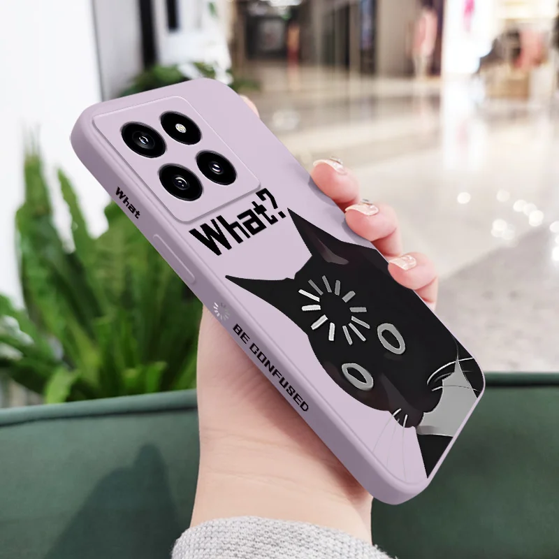 Adorable Cartoon Cat Soft Silicone Phone Case Cover
