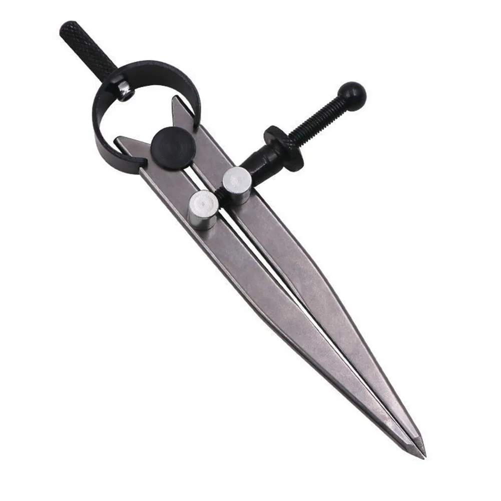 

1pc Marking Gauge Adjustable Lockable Steel Divider Wing Leather Divider 150mm/6in Measuring Tool Replacement Parts
