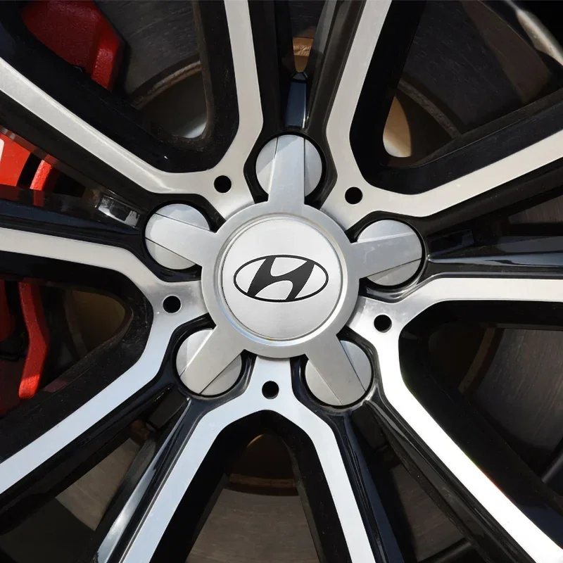 4 قطعة 56/60 مللي متر سيارة عجلة غطاء مركزي محور ي...