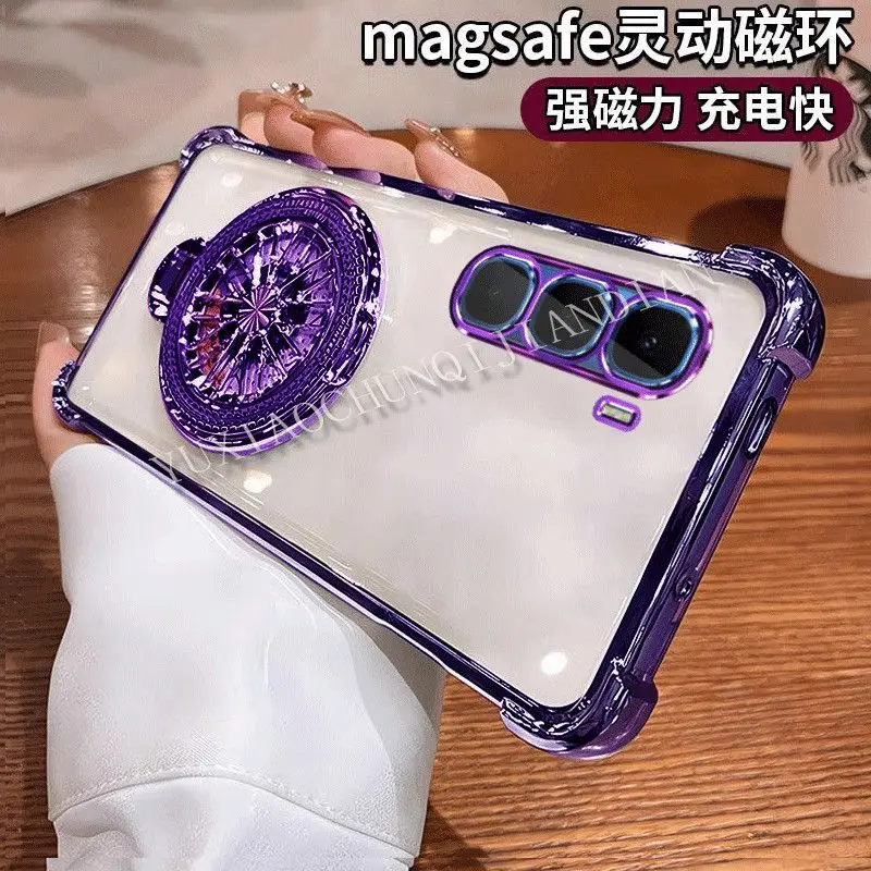 حافظة لهاتف انفينيكس هوت 60 برو بلس 60i مع حامل جي...