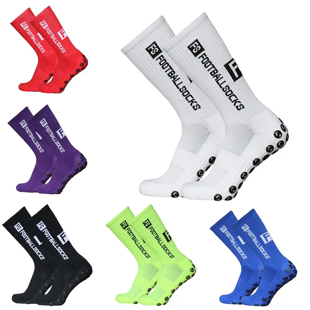 

Socks Outdoor Sportswear Men Cycling Socks Grip Anti Slip Soccer Socks Sports Socks Round Silicone Suction Cup Football Socks