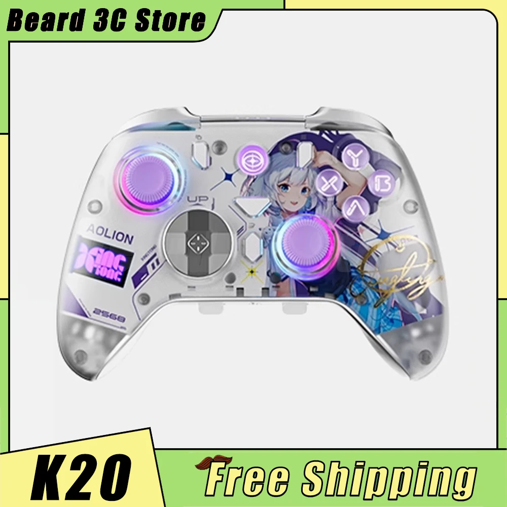 AOLION K20 TMR Joystick Wireless Gaming Controllers Replaceable