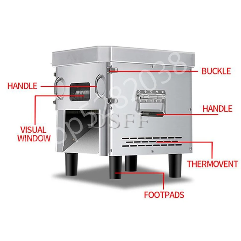 Fully Automatic Electric Meat Slicer And Multifunctional Pork And Beef Slicer 3