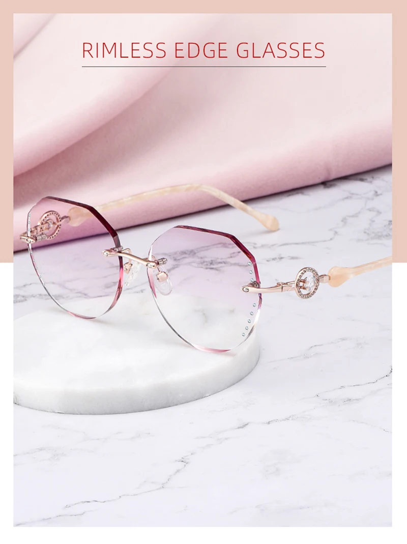 Summer Flower Eyeglasses Side View