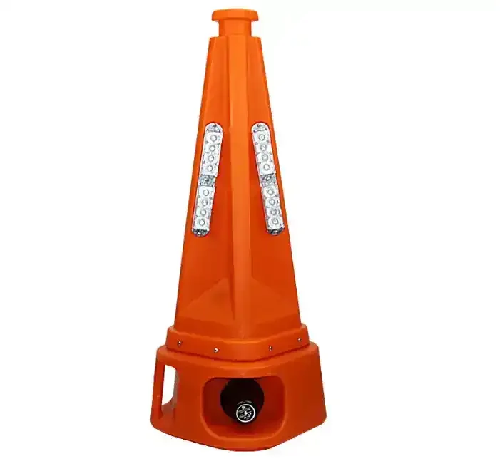 

traffic warning flashing cone crossroad law enforcement safety road cones with sounds