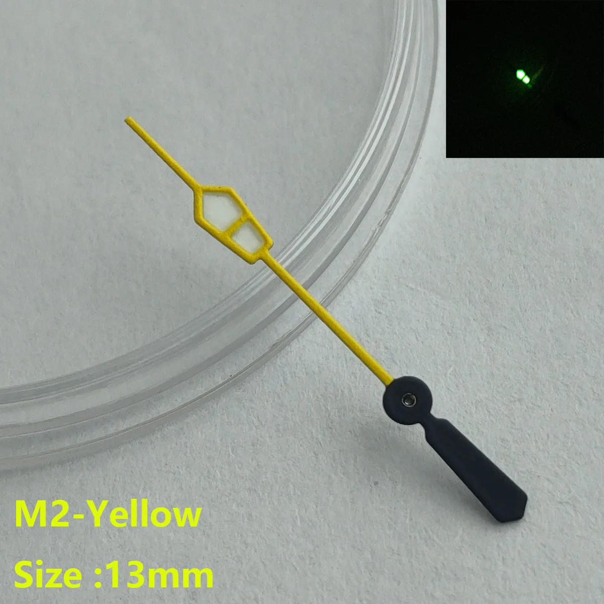 13mm watch hands nh35 nh36 hands Green luminous pointe watch accessories replacement parts second hand Movement pointer
