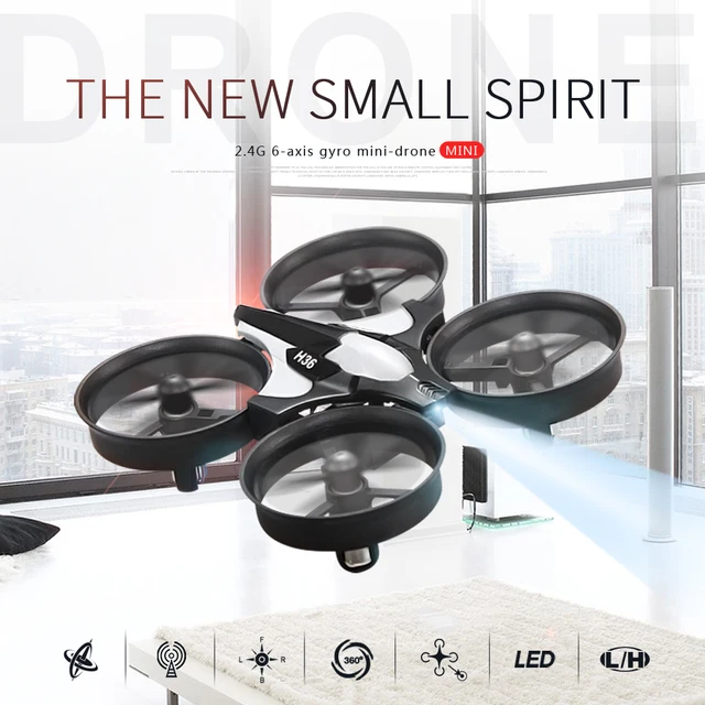 JJRC H36 Mini Rc Drone 360° Flip Headless Mode Remote Control Quadcopter with 1/2/3 Battery Remote Control Drone Toys For Kids 1
