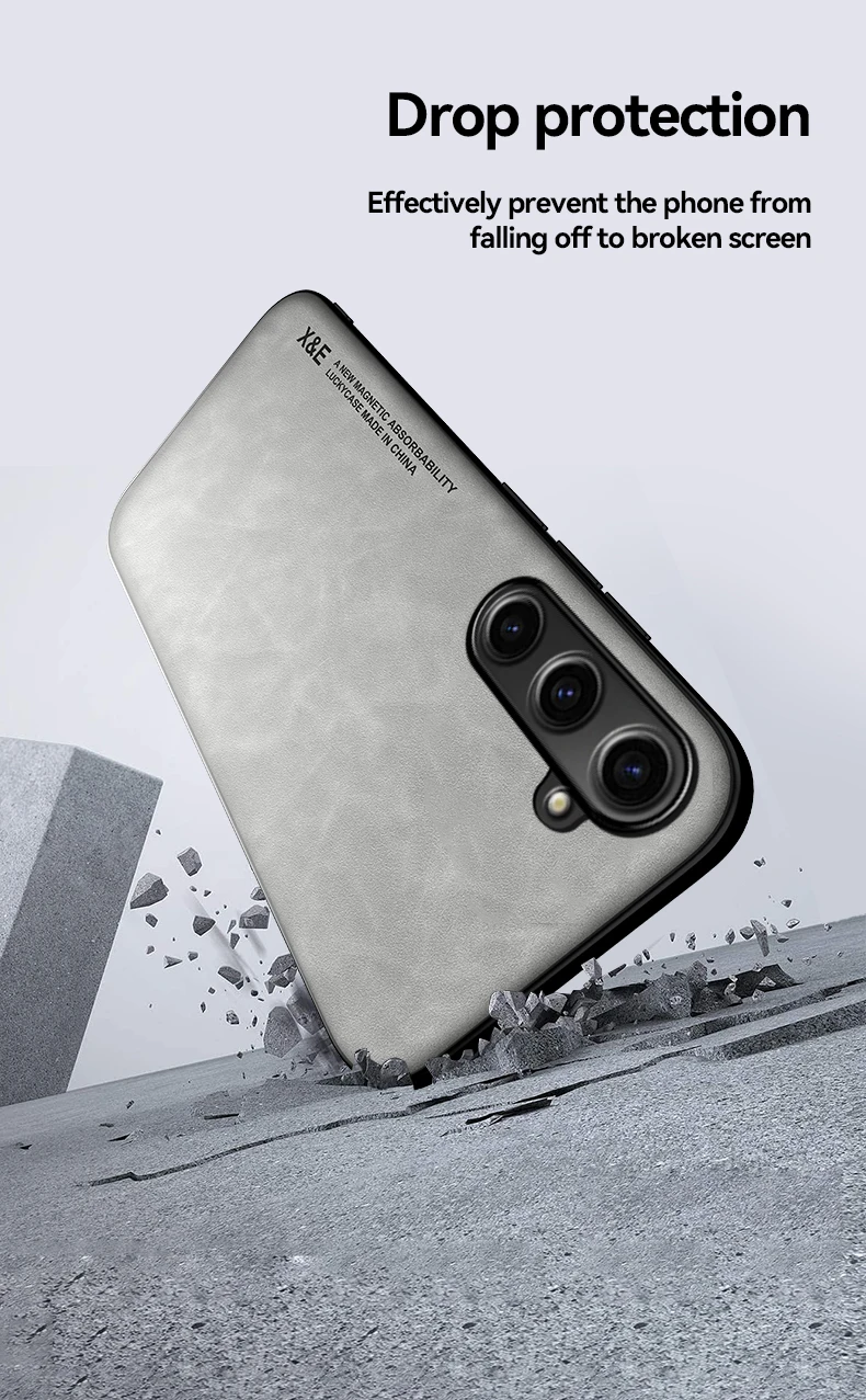 Custodia in pelle per Samsung Galaxy S23 S22 Ultra S21 S20 FE S10 S9 S8 Plus Note20Magsafe Texture Cover paraurti_voghion.com