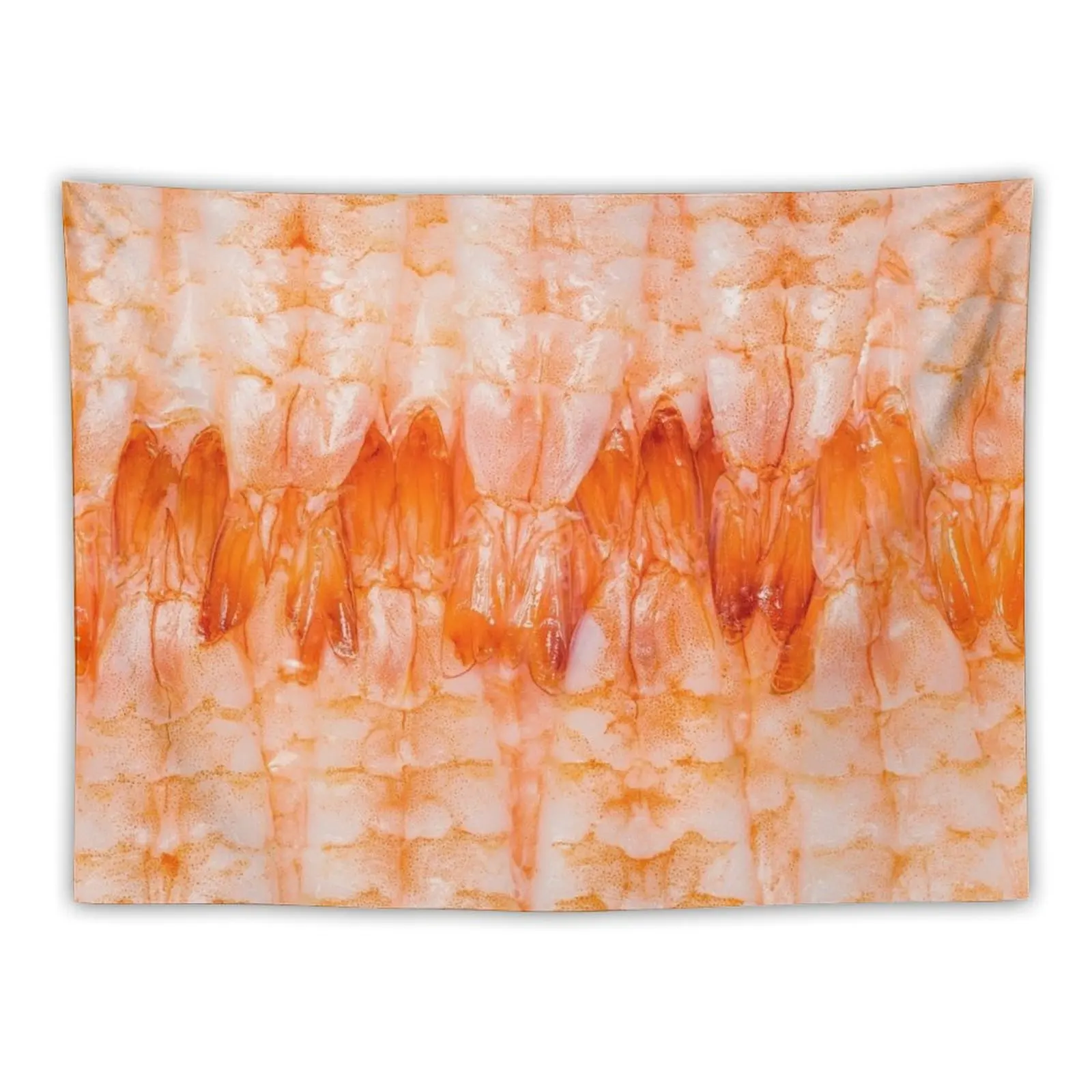 

Shrimp Sushi / Sashimi Close Up Tapestry Aesthetic Room Decors Decorations For Your Bedroom Room Decorator Tapestry