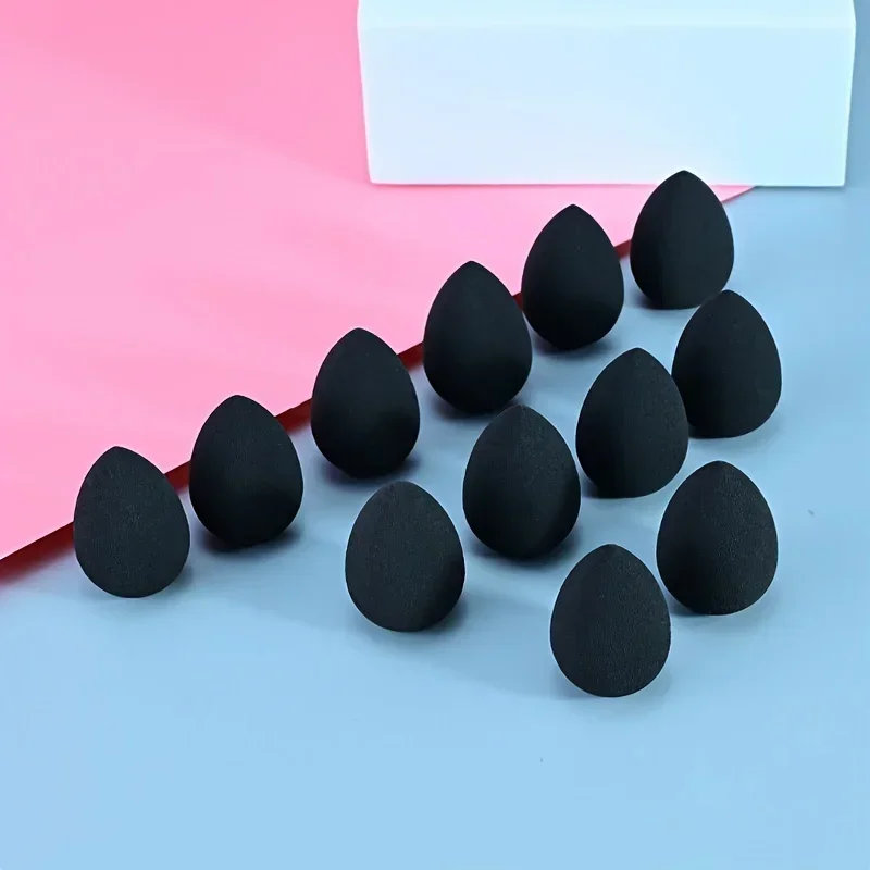 6/12PCS Mini Makeup Sponges Set - Latex-Free Dual Use for Foundation/Concealer Travel Size Hypoallergenic
