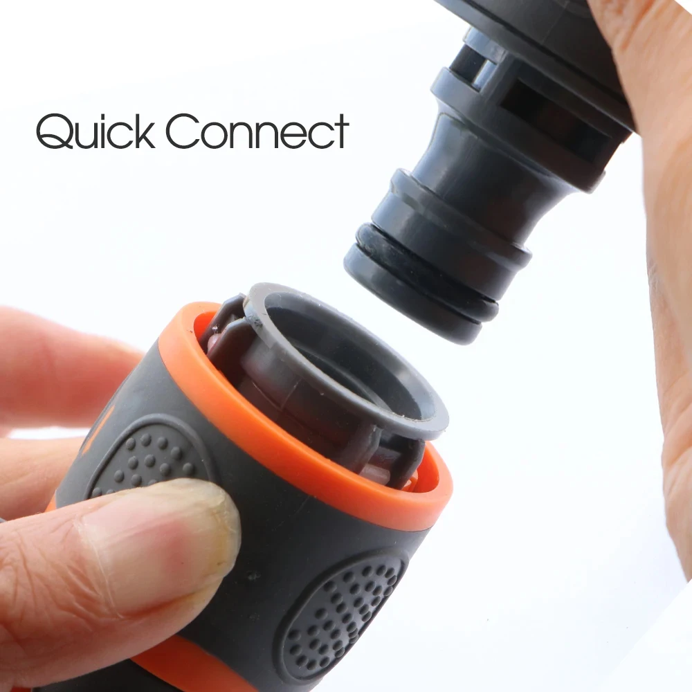 Ball Valve Hose Adapter 1pcs 16mm Quick Connector Connect Repair Coupling Joint Extender Garden Irrigation Pipe Tube Stop Water