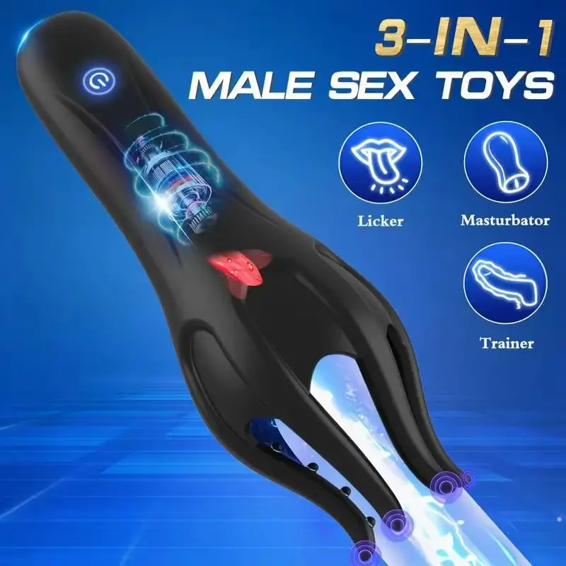 Front view of automatic penis trainer device