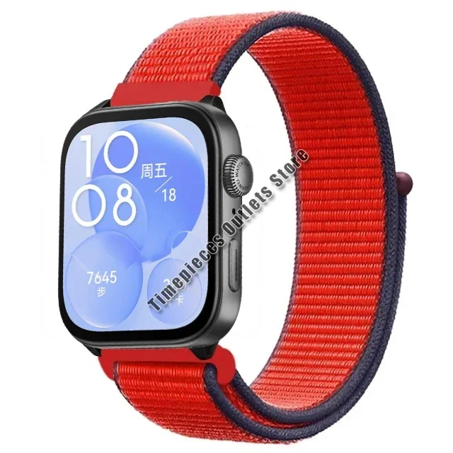 Breathable Nylon Loop Strap: Sport Replacement Wristband for Watch Fit Accessories