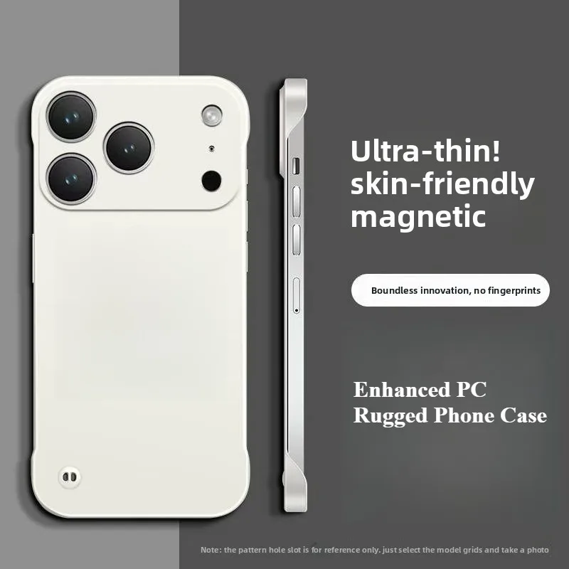 Ultra Slim Frameless Matte Phone Cover in Vibrant Colors