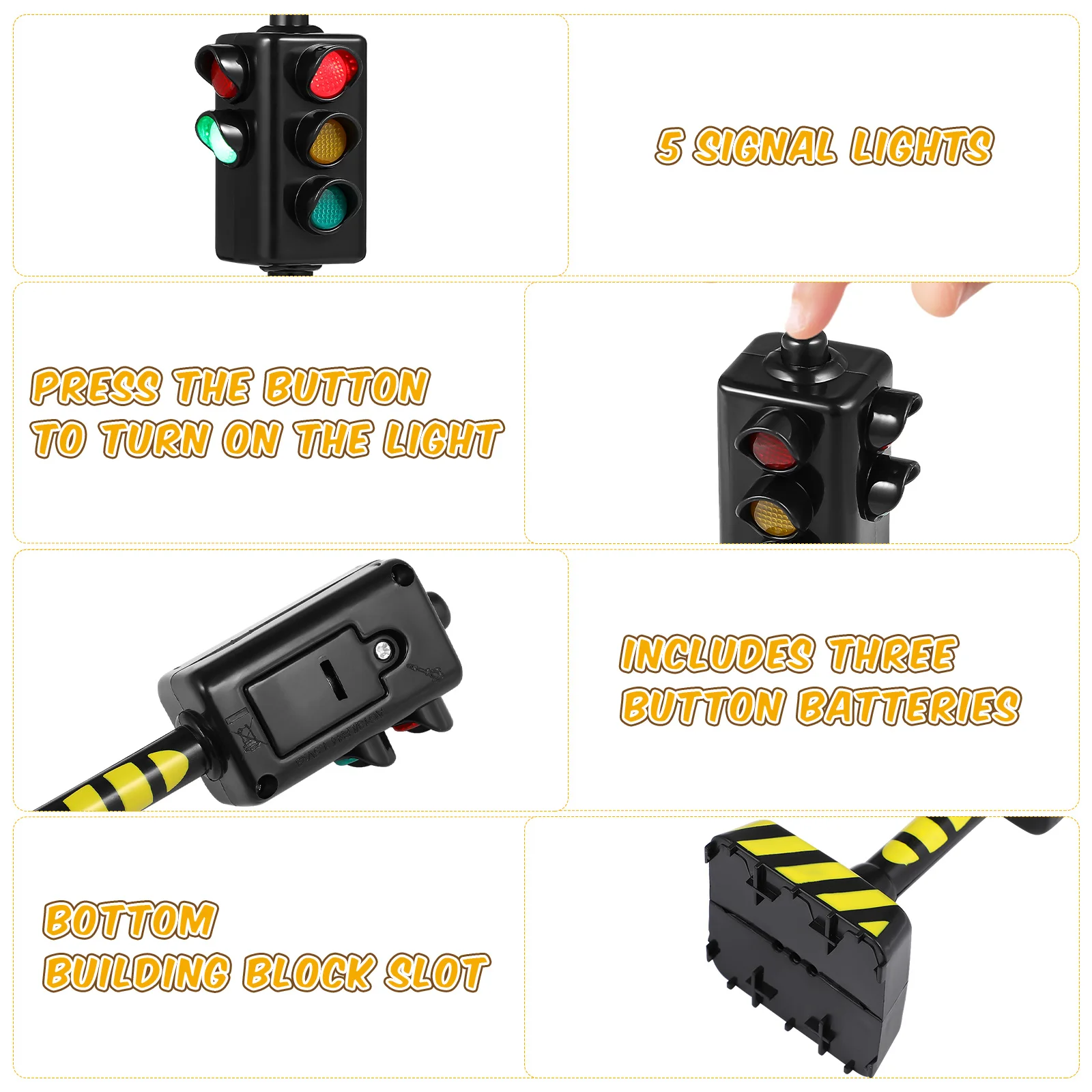 Jouet Feu De Circulation éducatif - Modèle Lumineux Pour Enfants, Apprentissage Règles