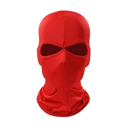 Enhanced Tactical Full Face Cover Balaclava Hat for Outdoor Sports - Sun and Winter Protection Ski Mask (Red)