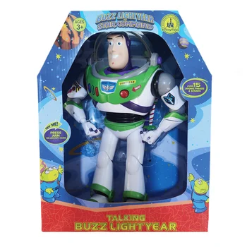 Disney Toy Story 4 Buzz Lightyear Talking figure 30cm PVC Action Figures mini Dolls Kids Chrstmas Toy