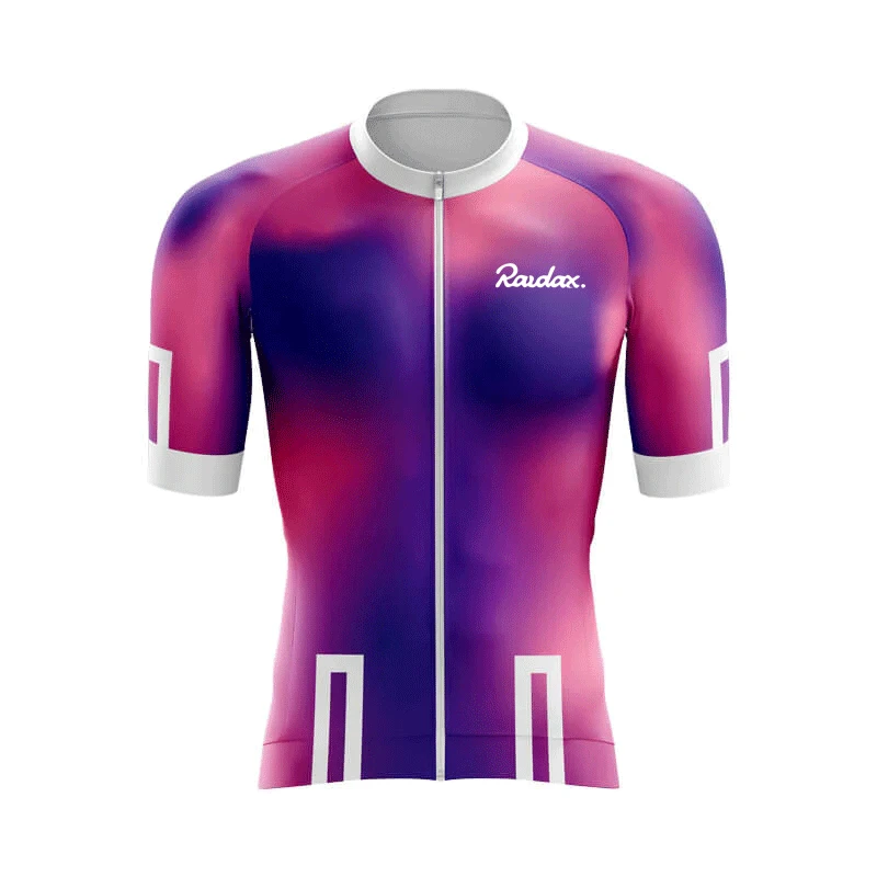 

RAUDAX Men's Summer New Colorful Cycling Shirt Cross country Motorcycle Team Uniform mountain bike cycling jersey basket jersey