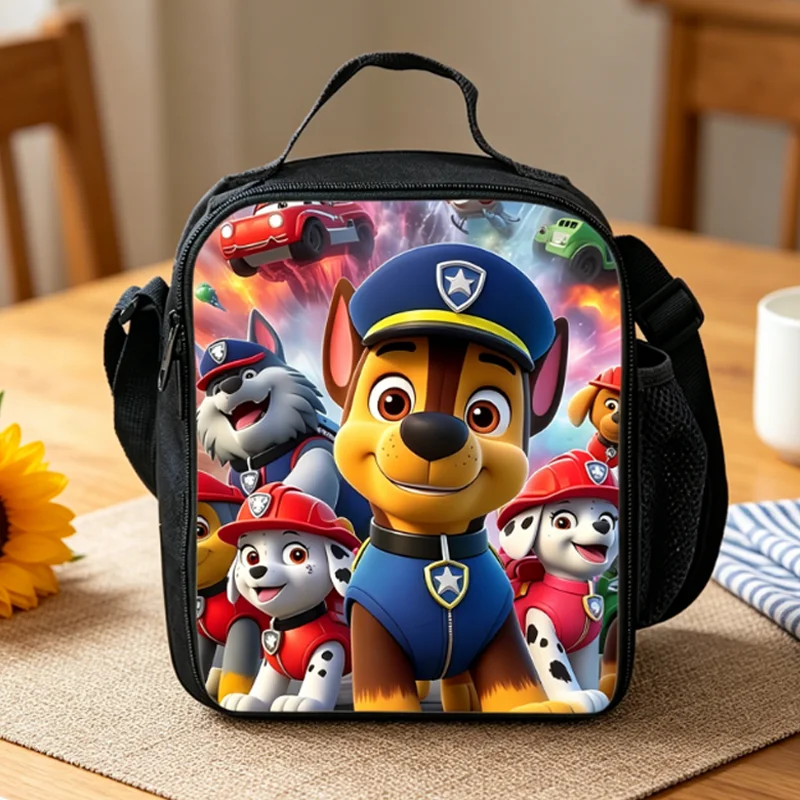 Paw Patrols Lunch Bag Chase Skye Cute Food Container Insulated Portable School Bento Bags Outdoor Travel Picnic Storage Box Gift