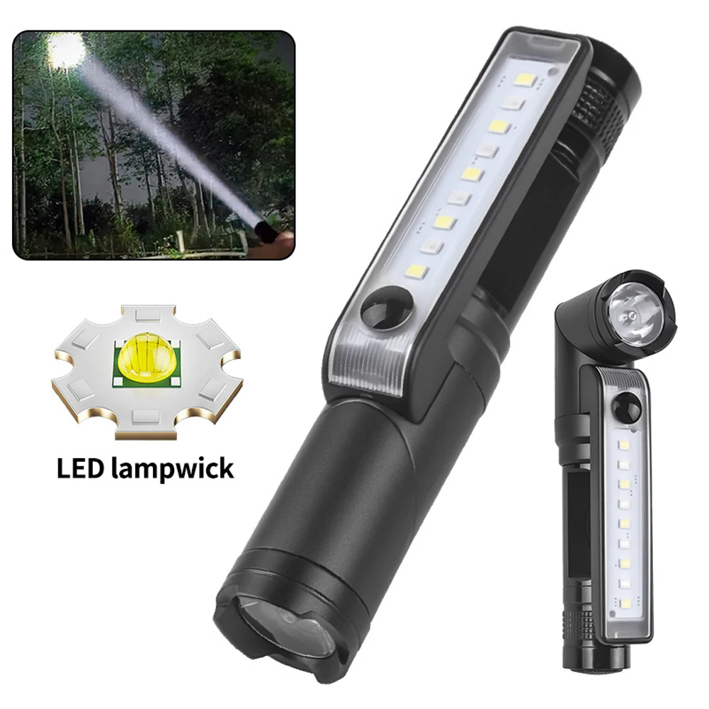 400 Lumens LED Rechargeable Headlight With 5 Lighting Modes Headband 90° Rotation IPX4 Waterproof Headtorch For Camping Hiking