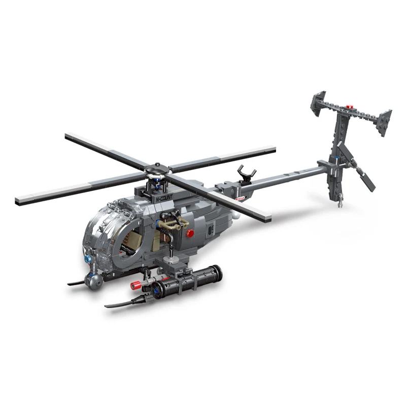 

Military Aircraft Set Attack Helicopter Building Blocks City Police Soldiers Armed Airplane Bricks Toys For Children Gifts