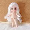 New 16cm 23cm Cute Anime Doll 1/8 Bjd Multi Joints Doll Dress Up Doll for Children 5