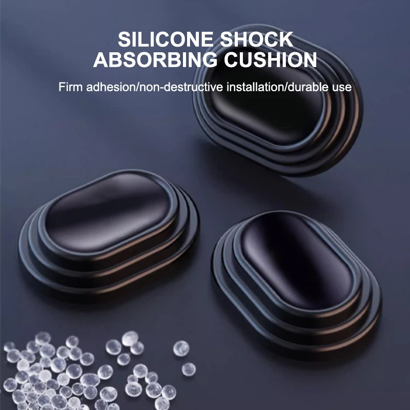 car door gasket 12PCS Car Door Anti-shock Silicone Pad Shock Absorbing Gasket Trunk Sound Soundproof Thickening Cushion Seal Stickers
