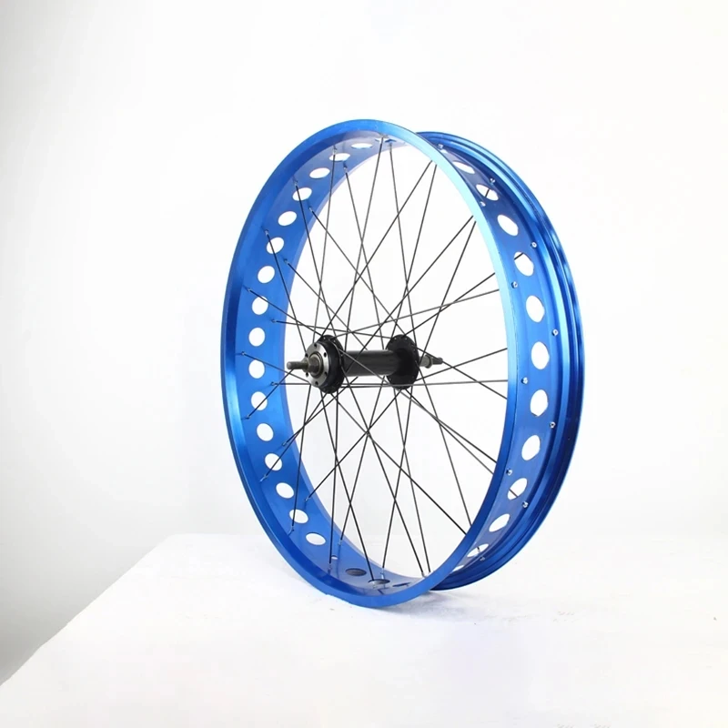 Paire De Roues 26x4.0 Pour Fat Bike – Largeur 100mm, Frein Disque, Jante Alu, Neuf Sous Garantie