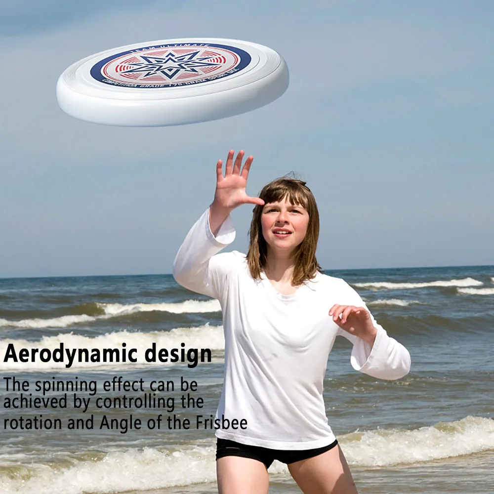 Swivel Flying Discs Professional Throwing Disc Lightweight for Outdoor Sports Beach Camping Game Luminous Frisbee Flying Saucer 3