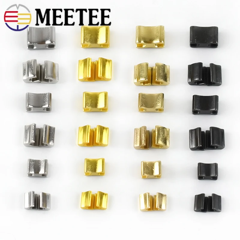 20sets Zipper Stopper Nonslip For 3 5 8 10 Closeend Metal Zippers Zips Repair Kit Diy