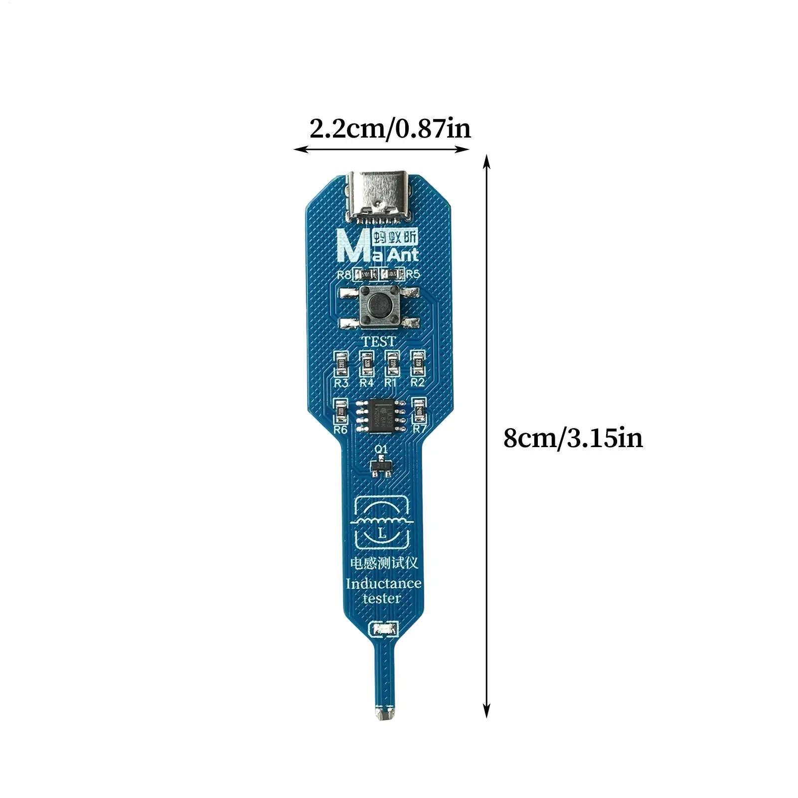 Tester di Induttanza, Rilevatore di Bobine per Schede Madri, Strumento di Servizio per Induttori, Rilevatore di Induzione Elettromagnetica, Controllo Rapido dei Guasti - immagine 6