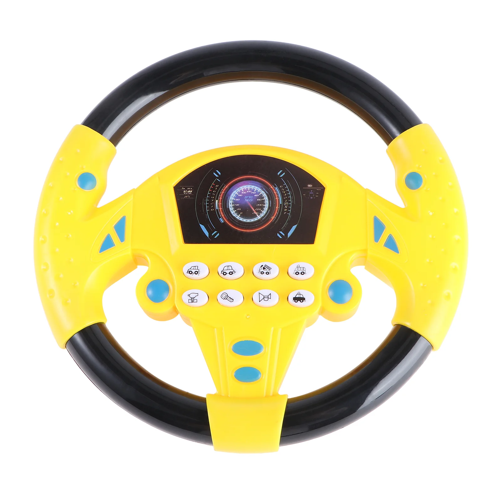 

Kids Steering Wheel Simulated Driving Controller Portable Simulated Driving Steering Wheel Copilot Funny Interactive Driving